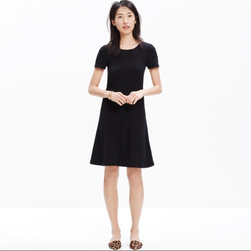 Madewell // Gallerist Dress in Black Size XS